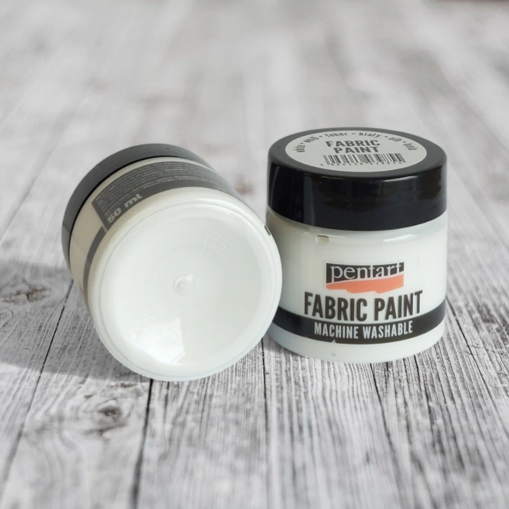 Farba na textil Pentart 50ml - biela