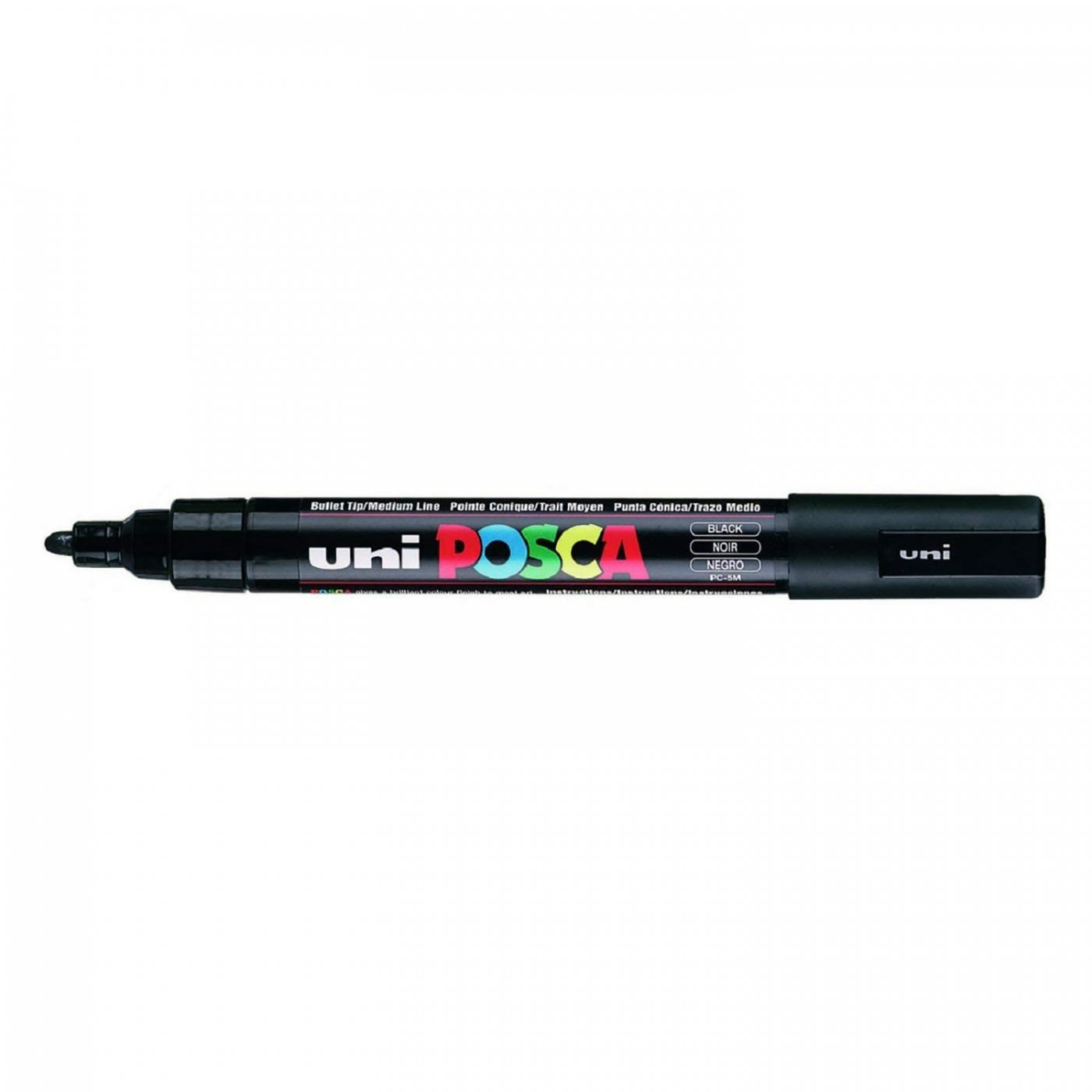 UNI POSCA - čierna, PC-5M /2,5mm/