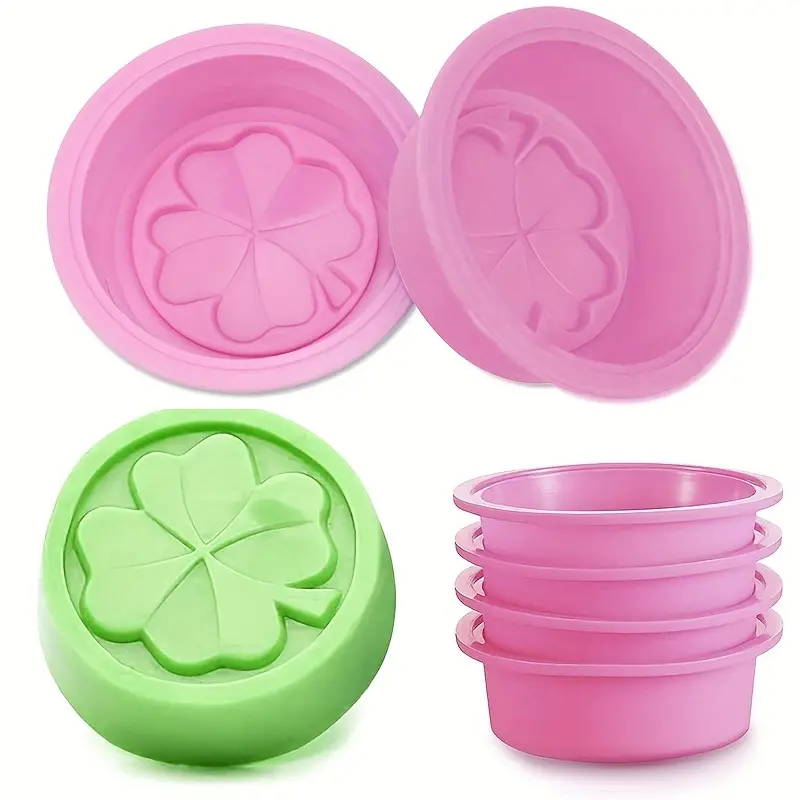 Silikónová forma M00867- štvorlístok , priemer 8cm