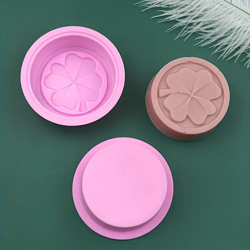 Silikónová forma M00867- štvorlístok , priemer 8cm