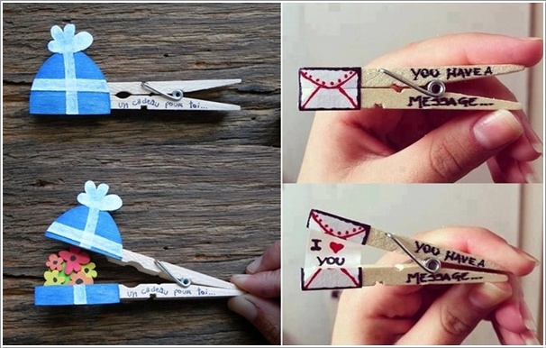 Drevené štipce natúr 4,5x0,7cm - 25ks/bal