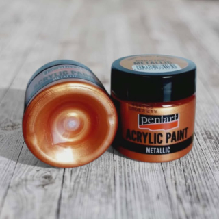 Kovová akrylová farba 50 ml - bronzová