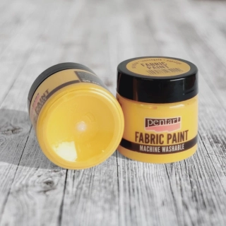 Farba na textil Pentart 50ml - slnečná žltá