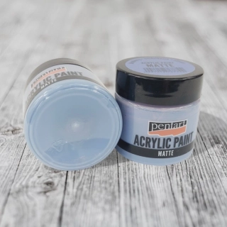 Matná akrylová farba, 50 ml - čučoriedka