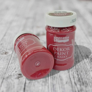 Decor Paint Soft 100ml-burgundská červená