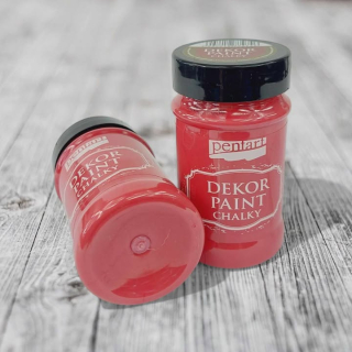 Decor Paint Soft 100ml-kardinálska červená