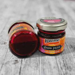 Farba na sklo 30 ml - magenta