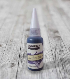 Media ink 20ml-černica
