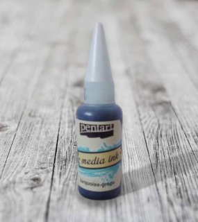 Media ink 20ml-tyrkysovo zelený
