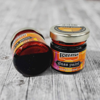 Farba na sklo 30 ml - oranžová