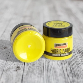 Farba na textil Pentart 50ml - žltá