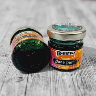 Farba na sklo 30 ml - zelená