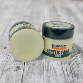 Matná akrylová farba, 50 ml -slonovina