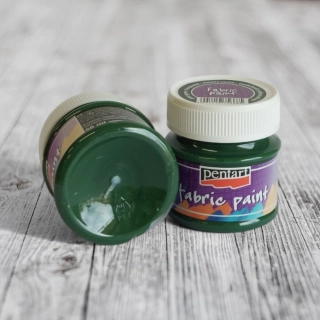 Farba na textil Pentart 50ml - jedlová zelená