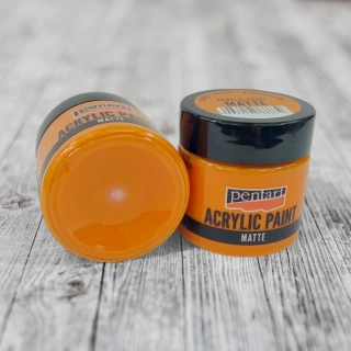 Matná akrylová farba 50 ml -pomarančová