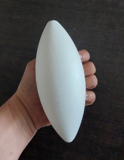 Polystyrénová šiška, 15x6 cm, 1 ks