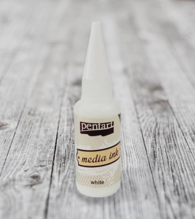 Media ink 20ml- biely