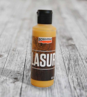 Lazúra na drevo, 80 ml borovica