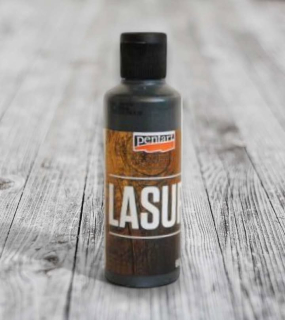 Lazúra na drevo, 80 ml eben