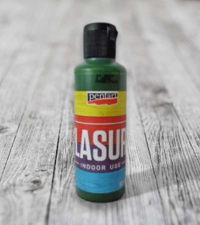 Lazúra na drevo, 80 ml olivová (interiér)
