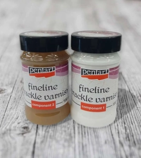 Krakelovací lak jemný, dvojfázový 2 x 100 ml