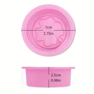 Silikónová forma M00867- štvorlístok , priemer 8cm