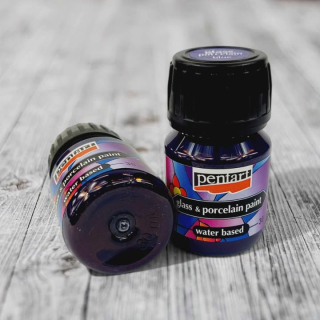 Farba na sklo a porcelán 30ml - modrá