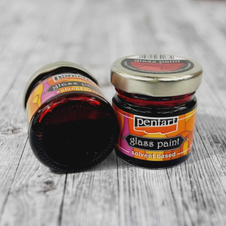 Farba na sklo 30 ml - červené víno