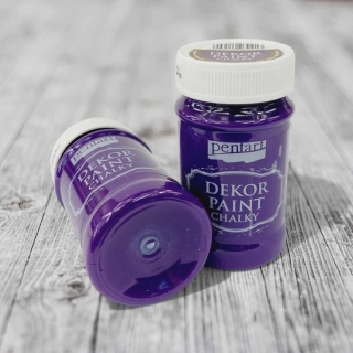 Decor Paint Soft 100 ml - baklažán