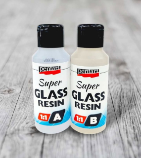 Dvojzložkový super lak na báze umelej živice /1:1/, 2x125ml