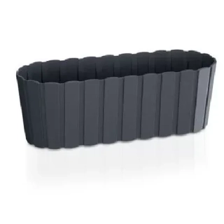 Truhlík na kvety, kvetináč 40 cm, antracit