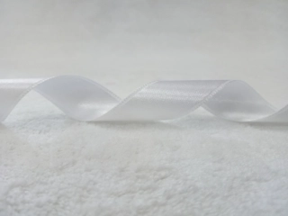 Stuha atlasová obojstranná 20mm - krémová 10m