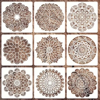 Šablóna Mandala veľká 1ks