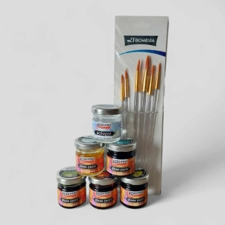 MAĽOVANIE NA SKLO, sada začiatočník