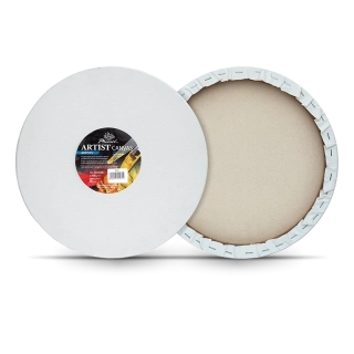 Maliarske plátno okrúhle biele 30cm