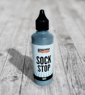 ABS gumový protišmyk na ponožky 80ml - sivý