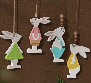 Silikonová forma - zajkovia 13x17,5cm