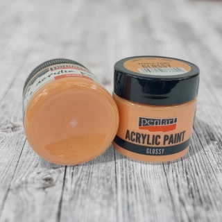 Matná akrylová farba, 50 ml -lososová
