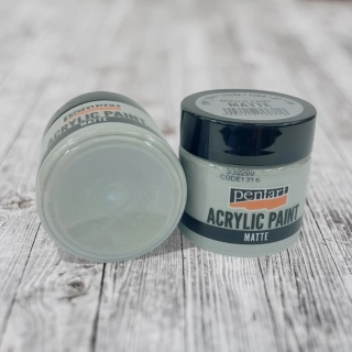 Matná akrylová farba, 50 ml -sivá