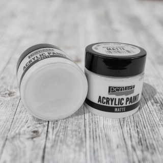 Matná akrylová farba, 50 ml-biela