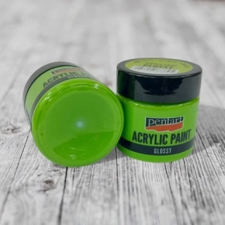 Lesklá akrylová farba, PENTART 50 ml -jablková
