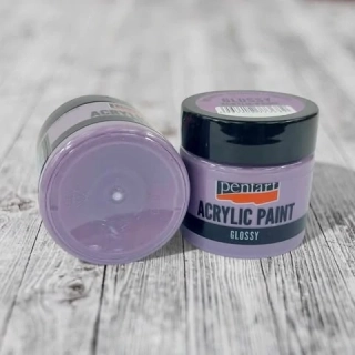 Lesklá akrylová farba, PENTART 50 ml -bledofialová