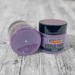 Lesklá akrylová farba, PENTART 50 ml -fialová