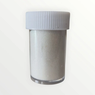 Glitter v rôznych farbách, 15 ml, biely